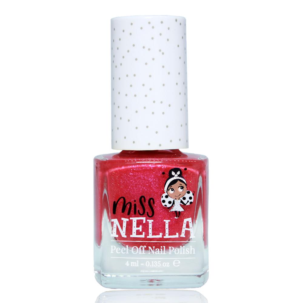 Miss Nella Peel off Nail polish made for children Tickle Me Pink